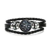 Black Leather Stark Bracelet