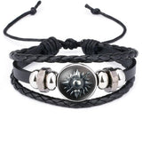 Black Leather Targaryen Bracelet