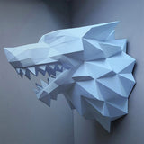House Stark Paper Wolf Decoration
