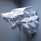 House Stark Paper Wolf Decoration