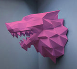 House Stark Paper Wolf Decoration