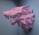 House Stark Paper Wolf Decoration